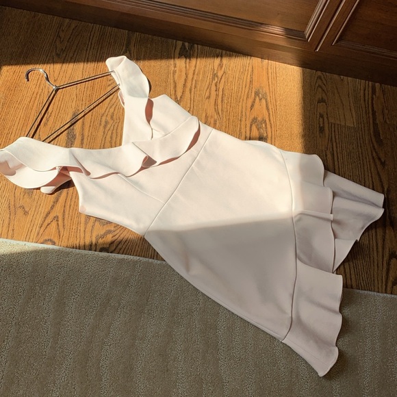 BCBG MAXAZRIA Malik Asymmetrical Ruffle Dress - Picture 12 of 15